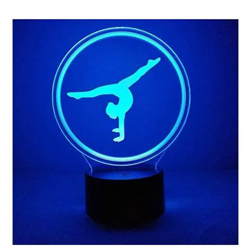 3D gymnastics night light