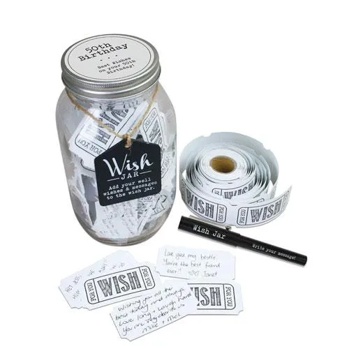 50th birthday wishes and memories jar