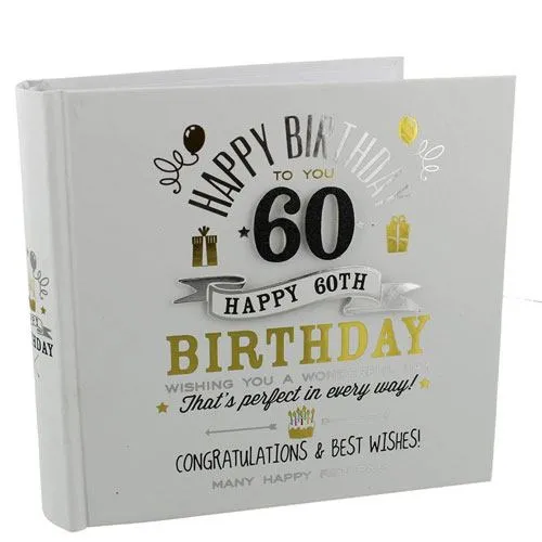60th birthday photo album