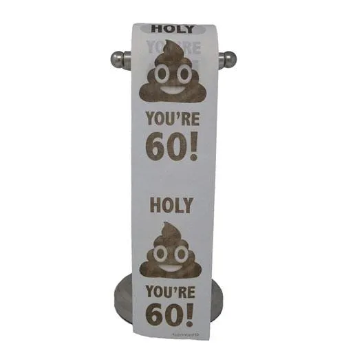 60th birthday toilet paper