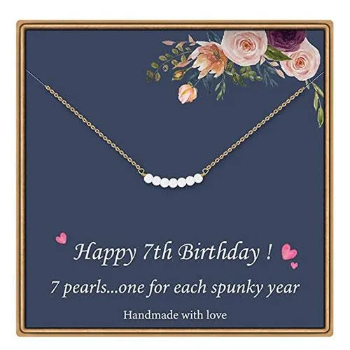 7th birthday necklace
