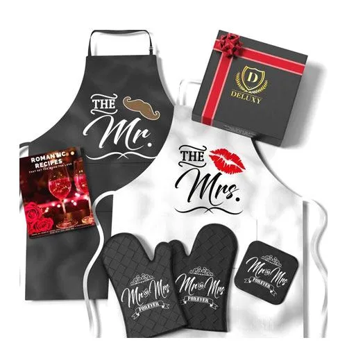 mr mrs apron couple