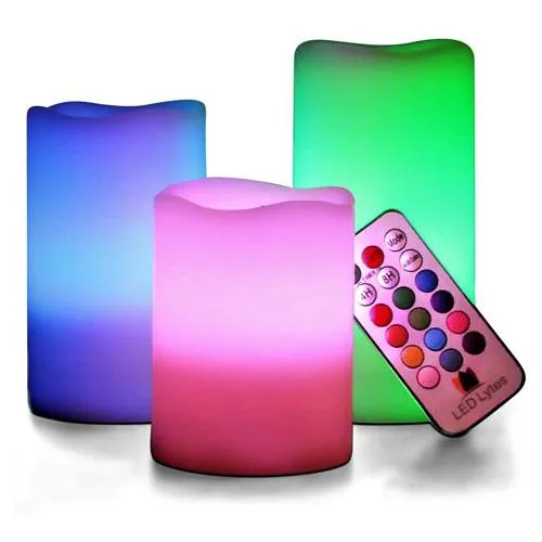 RGB LED candle lights