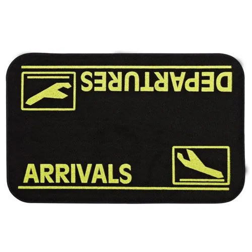 arrivals & departures doormat
