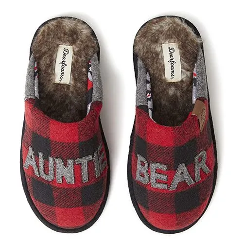 auntie bear slippers gift
