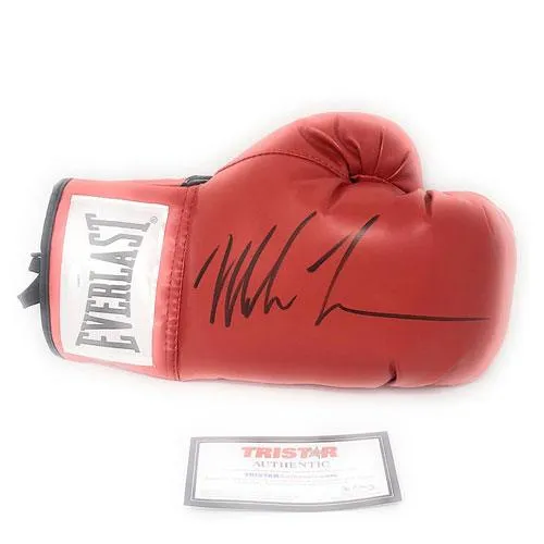 autographed mike tyson boxing glove