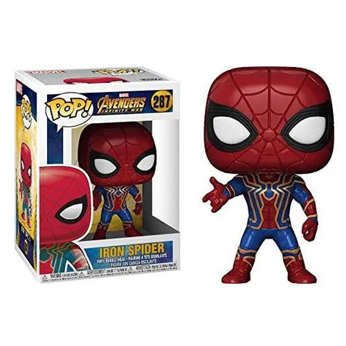 avengers iron spiderman figurine