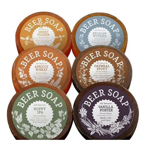 beer soap six pack present