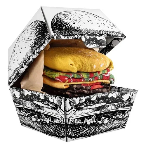 burger socks set