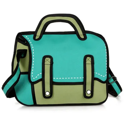 weird cartoon bag
