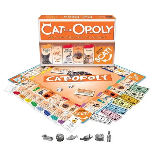 cat-opoly board game gift