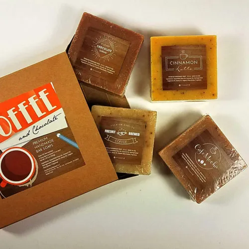 coffee & chocolate soaps