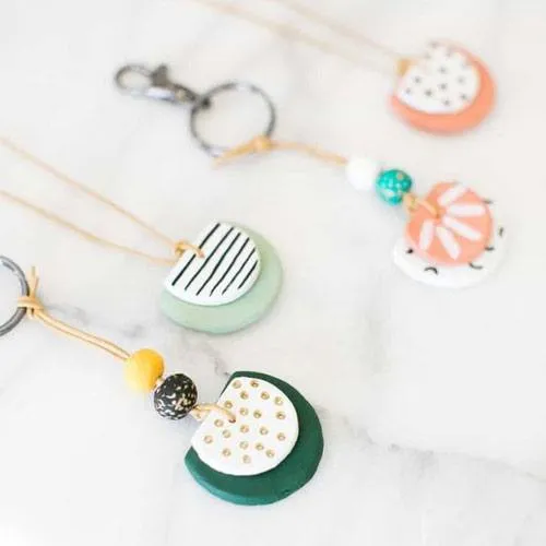 clay necklace