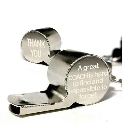 coach appreciation whistle gift idea