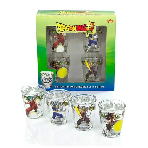 dragon ball shot glasses