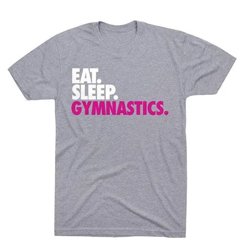 eat sleep gymnastics t-shirt