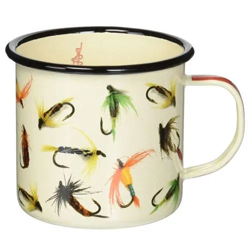 fly fishing hooks mug