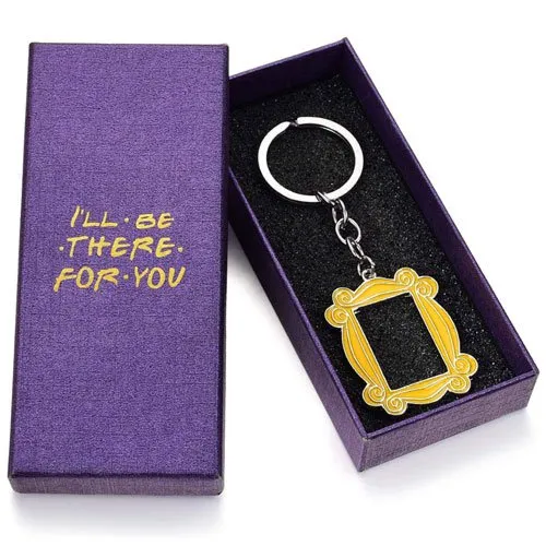 friends yellow peephole frame