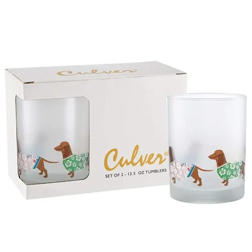 frosted tumbler glasses