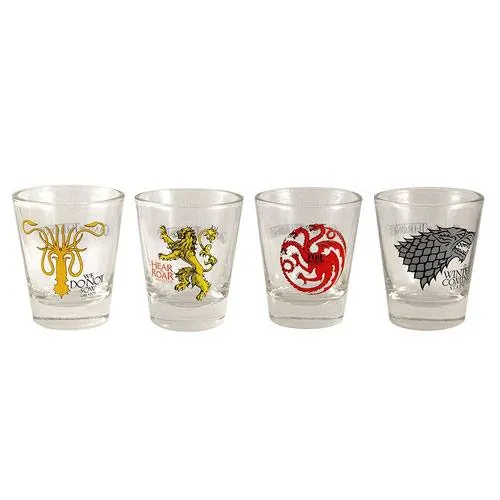 game of thrones shot glasses