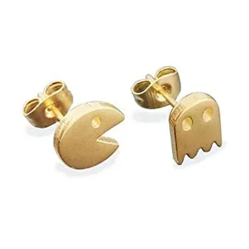 pac-man stud earrings