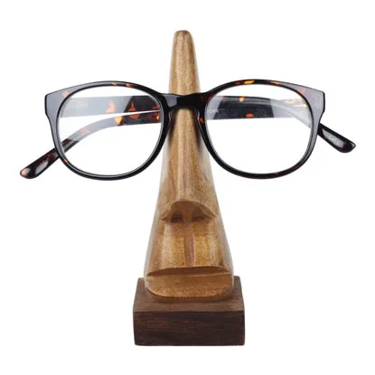 wooden glasses holder