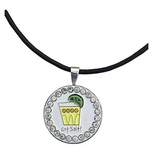 got salt tequila golf necklace