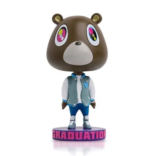 graduation bear bobblehead
