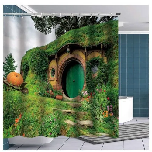 hobbit shower curtain