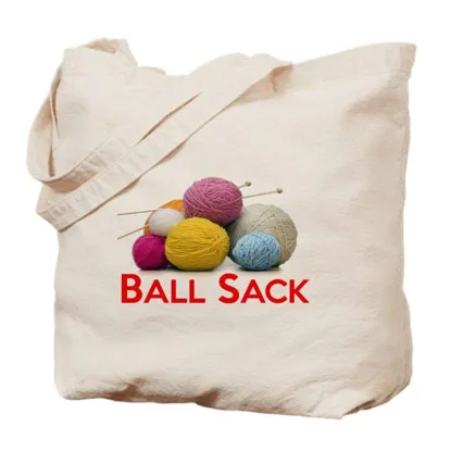 knitting canvas bag