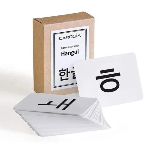 korean alphabet flashcards