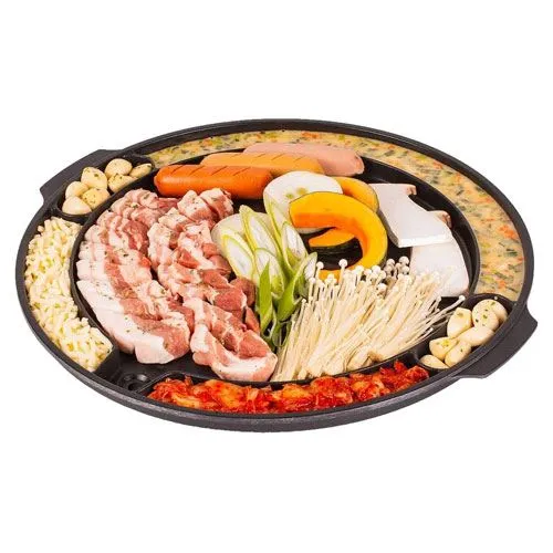 traditional korean bbq grill pan