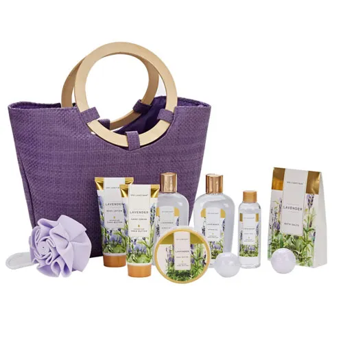 lavender spa gift basket