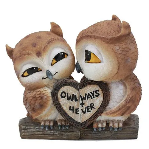 love owls statue home decor