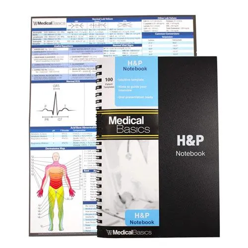 medical history & physical notebook
