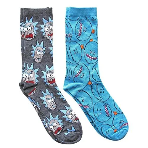 mr meeseeks pattern socks