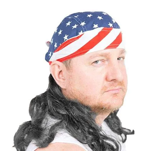 mullet skull cap