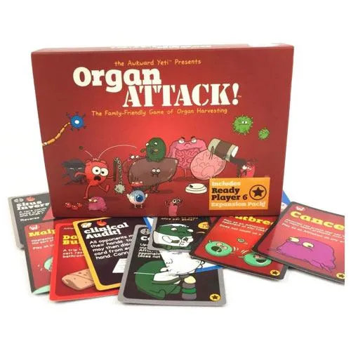 organ attack board game