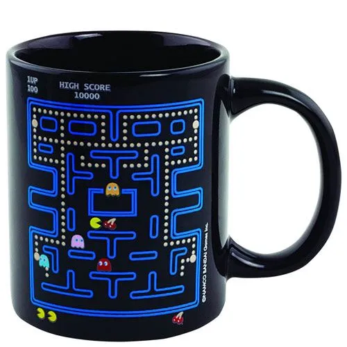 pac man heat changing mug gift