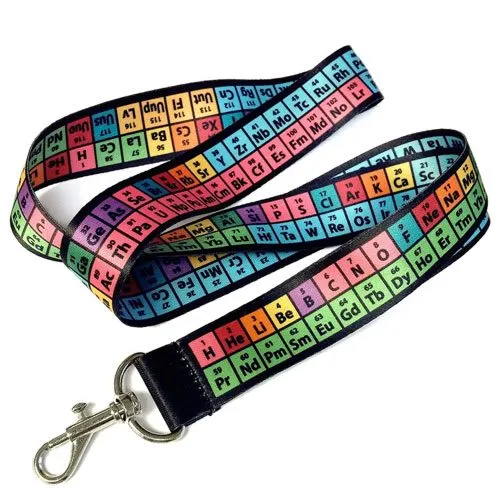 periodic table lanyard