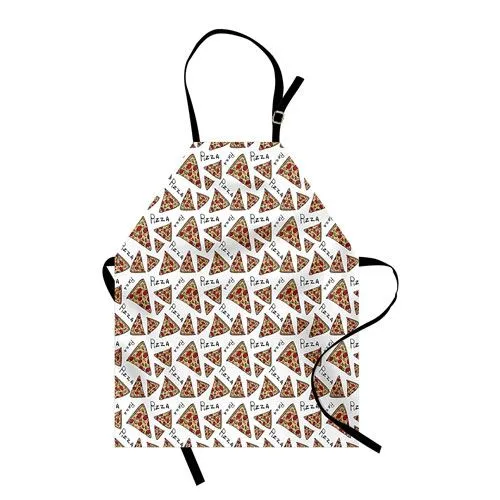 pizza pattern apron