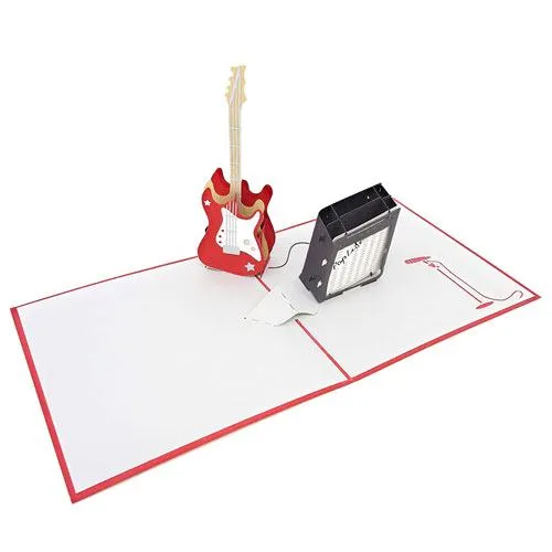 guitar greetings card