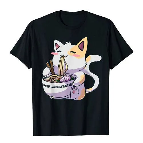 ramen cat t-shirt gift