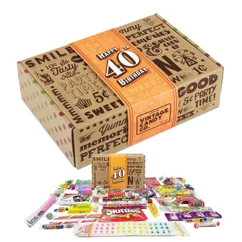 retro candy gift box