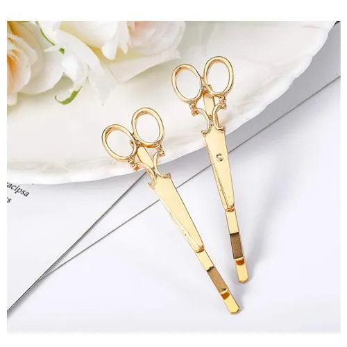 scissor hair clips