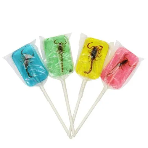 insect lollipops