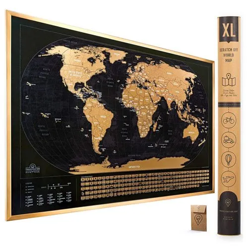 scratch off world map