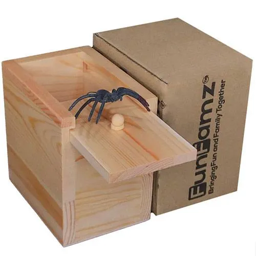 spider prank box 