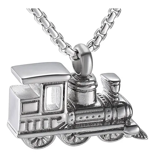 stainless steel train pendant
