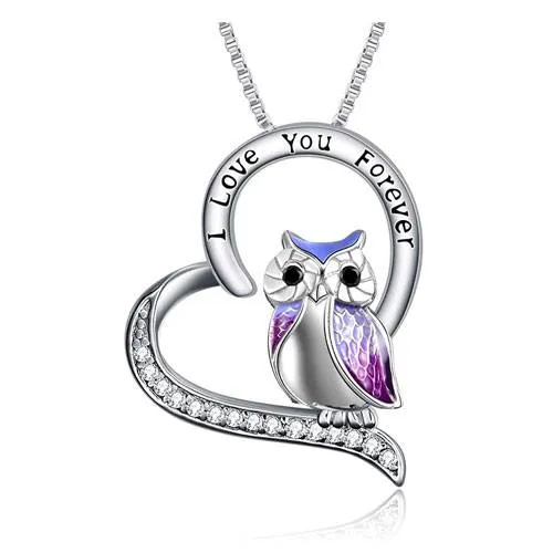 sterling silver owl pendant jewelry